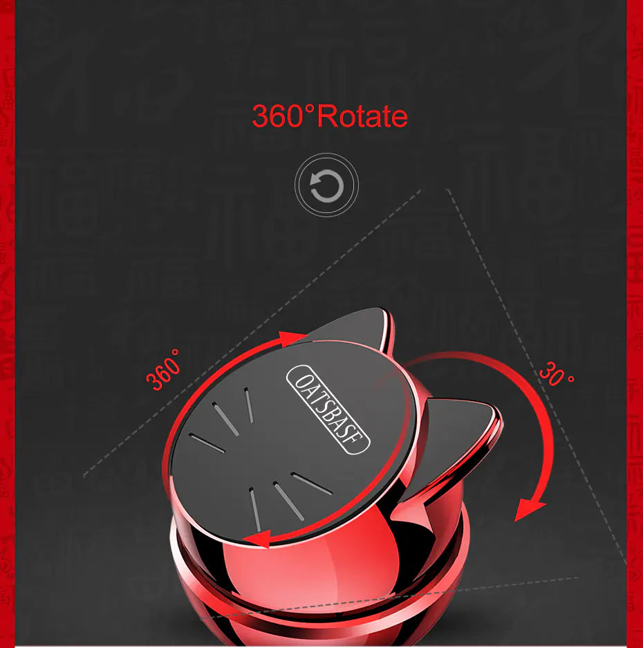 Car Phone Mount with Magnetic Base for Navigation