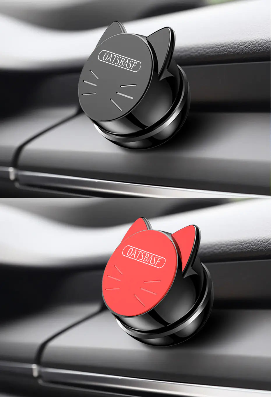 Car Phone Mount with Magnetic Base for Navigation
